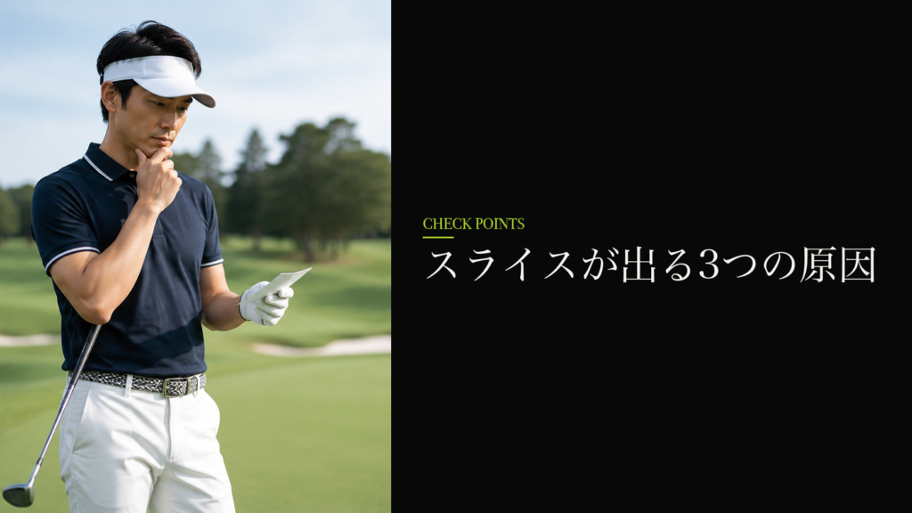 スライスが出る3つの原因