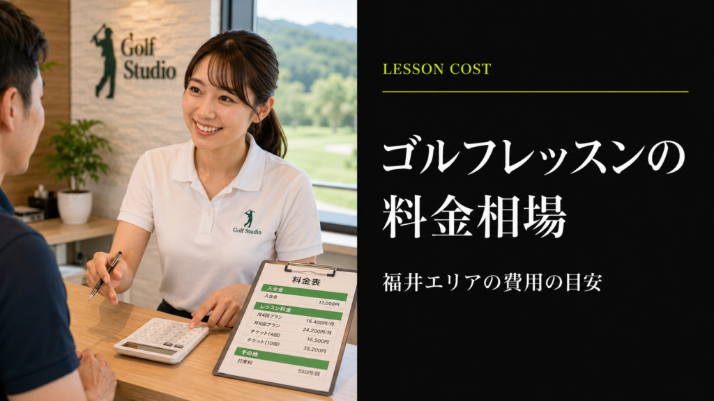 福井のゴルフレッスン料金相場