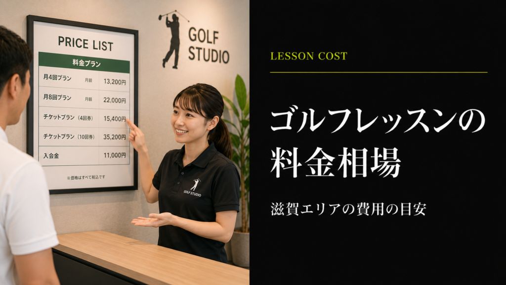 滋賀のゴルフレッスン料金相場