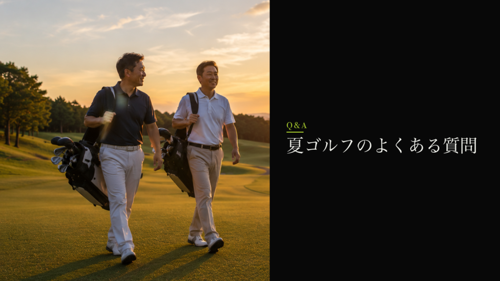 夏ゴルフのよくある質問