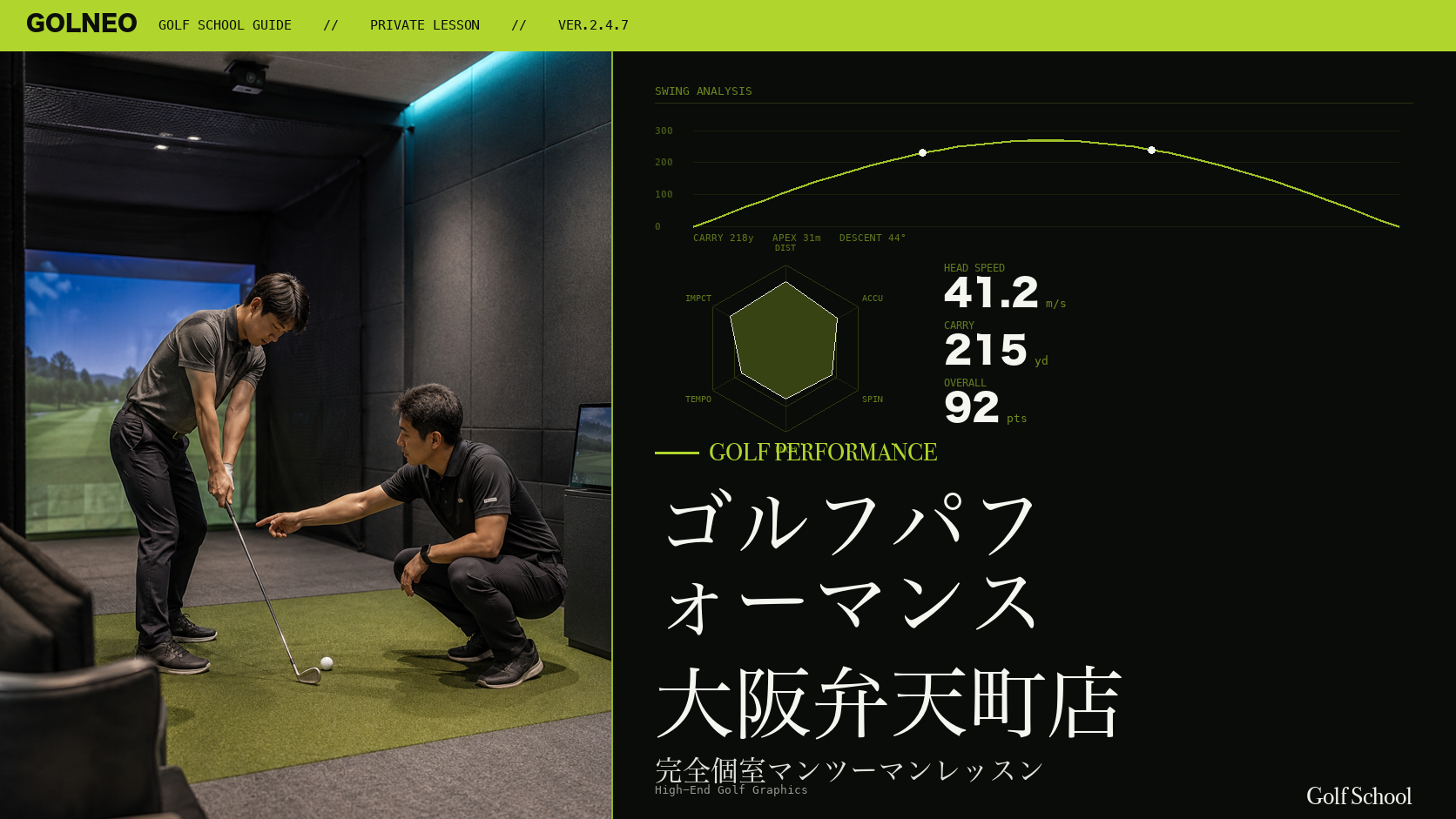 ゴルフパフォーマンス 大阪弁天町店