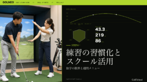 練習の習慣化とスクール活用