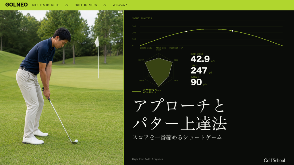 アプローチとパター上達法