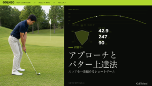アプローチとパター上達法
