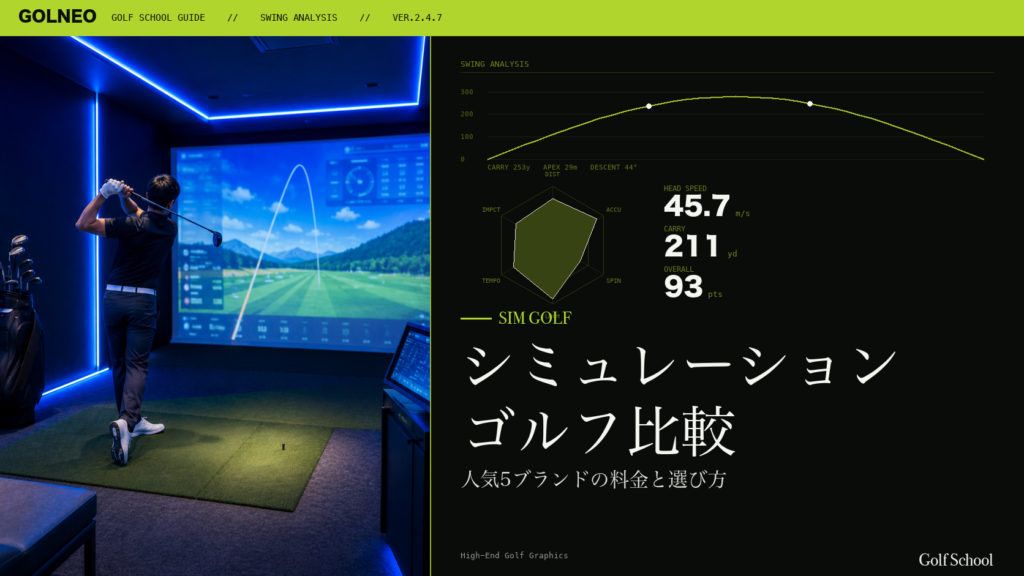 シミュレーションゴルフ比較