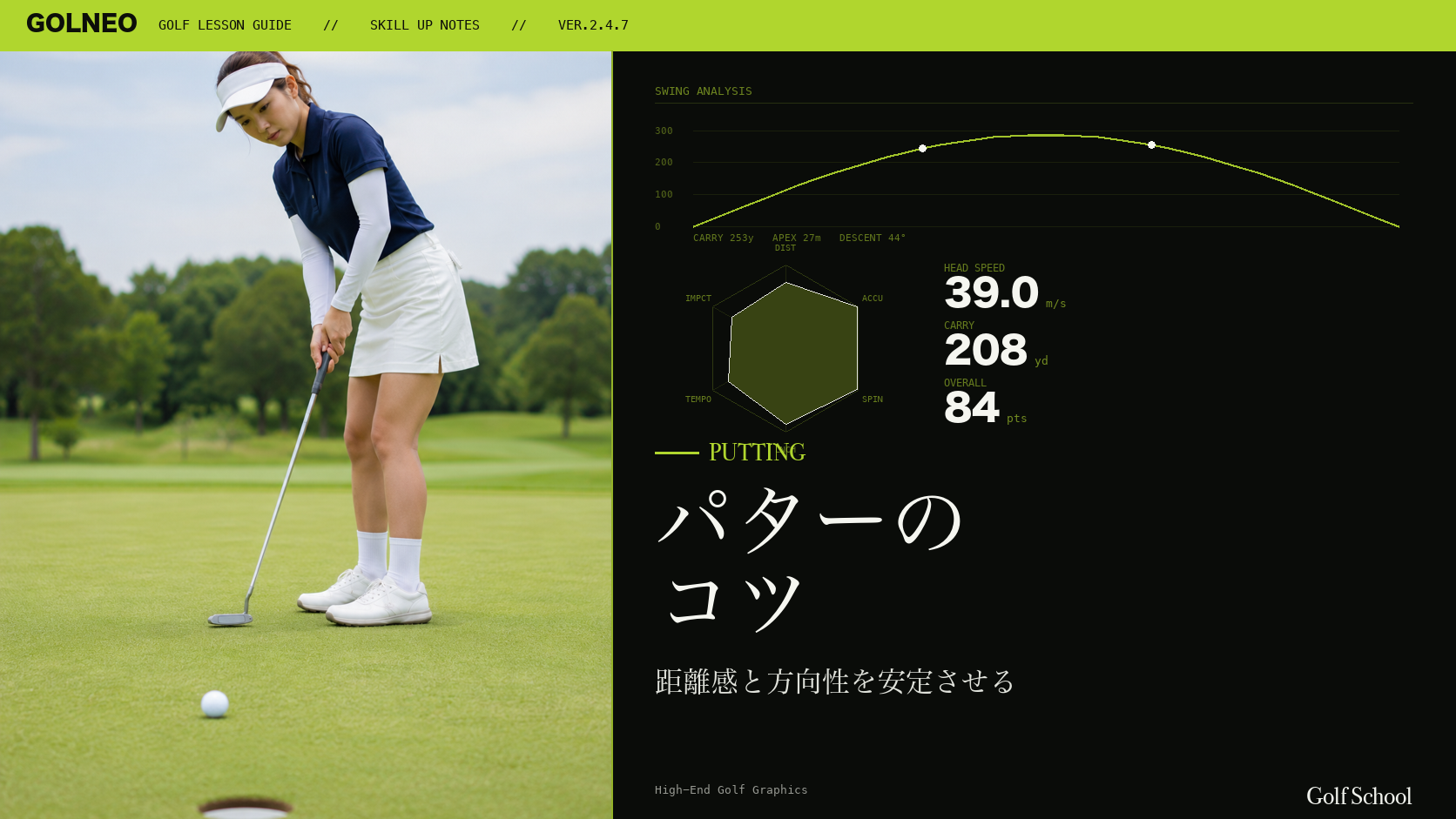 パターのコツ