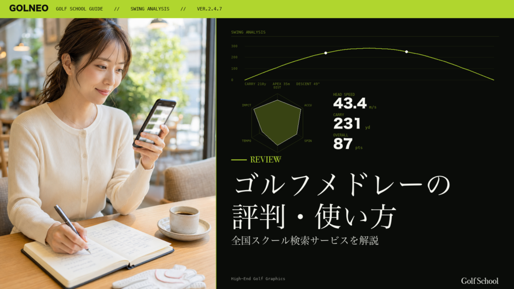ゴルフメドレーの評判・使い方