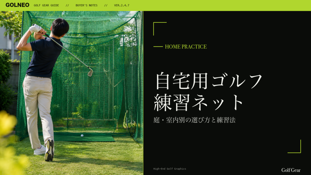 自宅用ゴルフ練習ネット