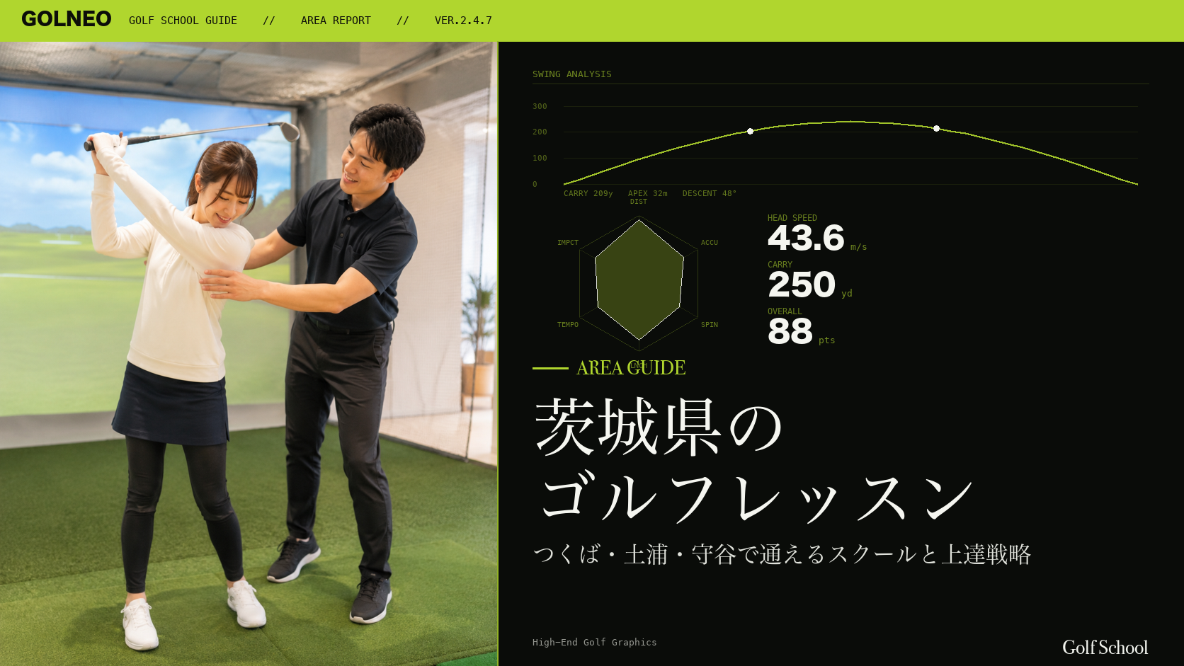 茨城県のゴルフレッスンおすすめ