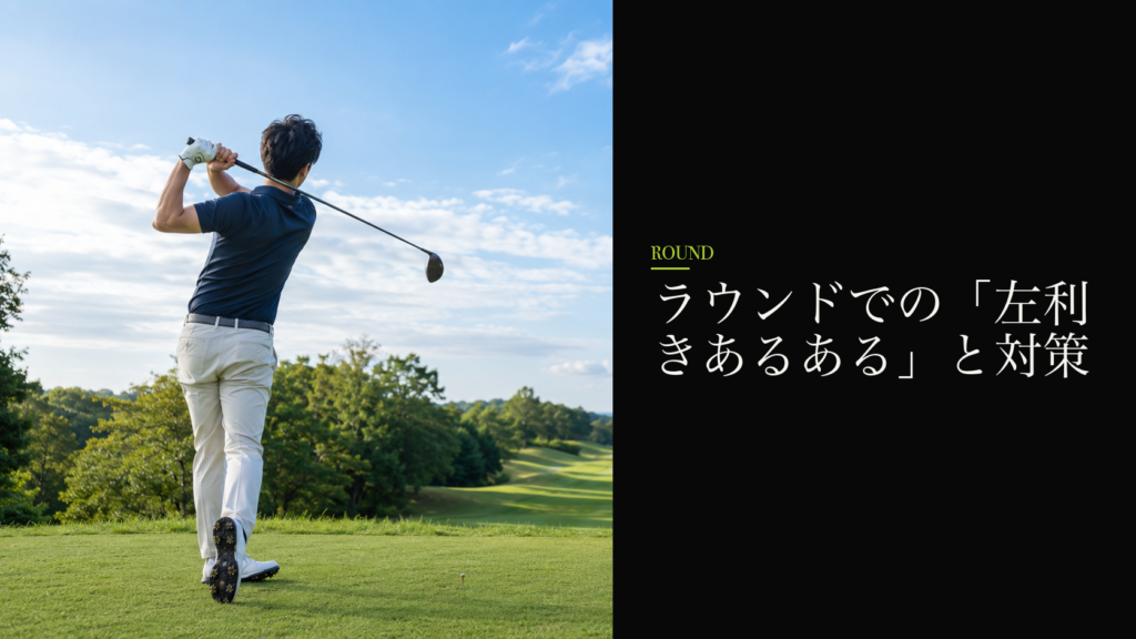 ラウンドでの「左利きあるある」と対策
