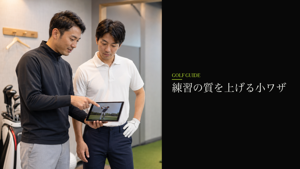 練習の質を上げる小ワザ