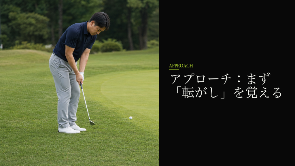 アプローチ:まず「転がし」を覚える