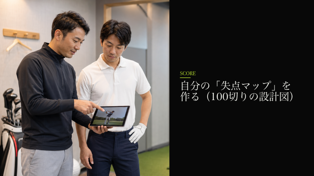 自分の「失点マップ」を作る(100切りの設計図)