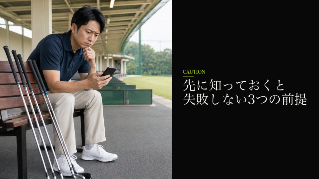 先に知っておくと失敗しない3つの前提