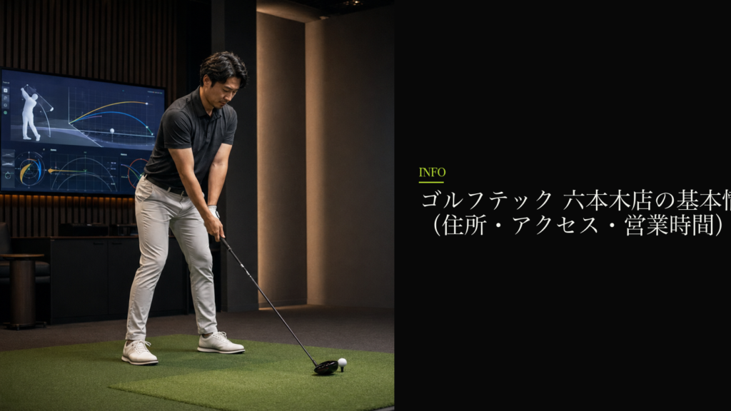 ゴルフテック 六本木店の基本情報（住所・アクセス・営業時間）