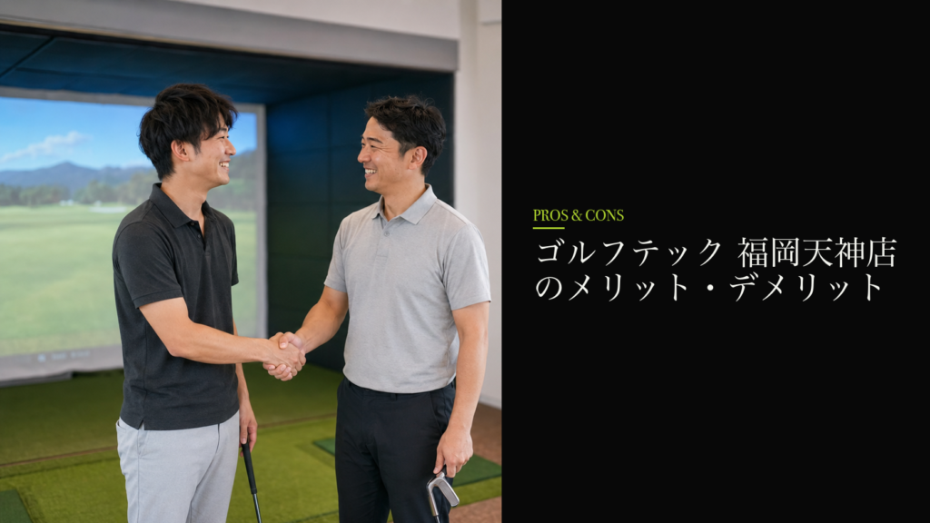 ゴルフテック 福岡天神店のメリット・デメリット
