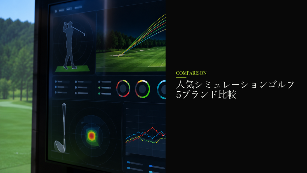 人気シミュレーションゴルフ5ブランド比較