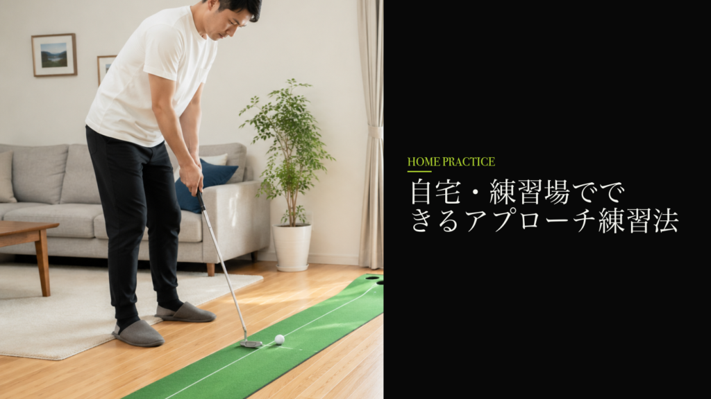 自宅・練習場でできるアプローチ練習法