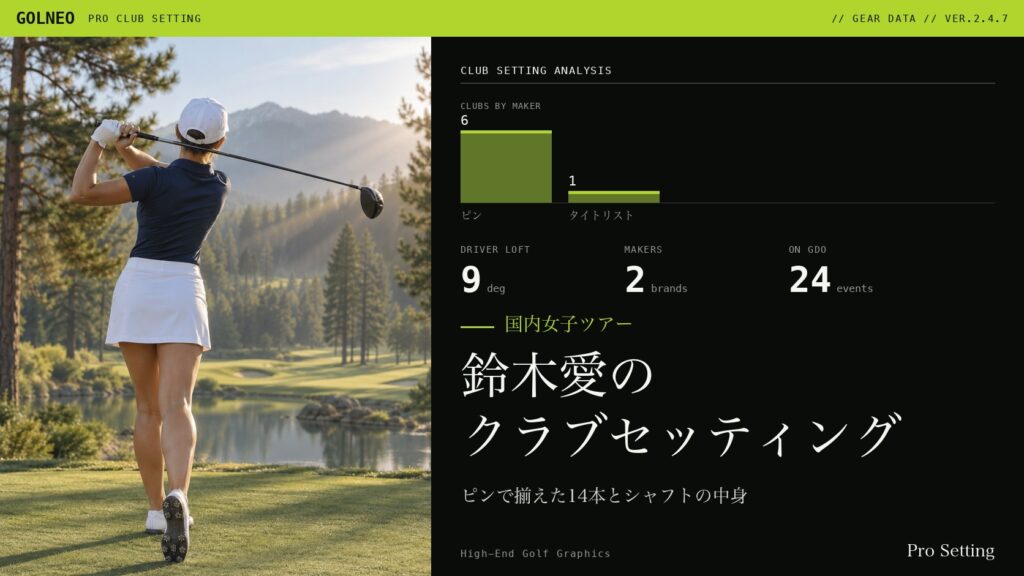 鈴木愛のクラブセッティング