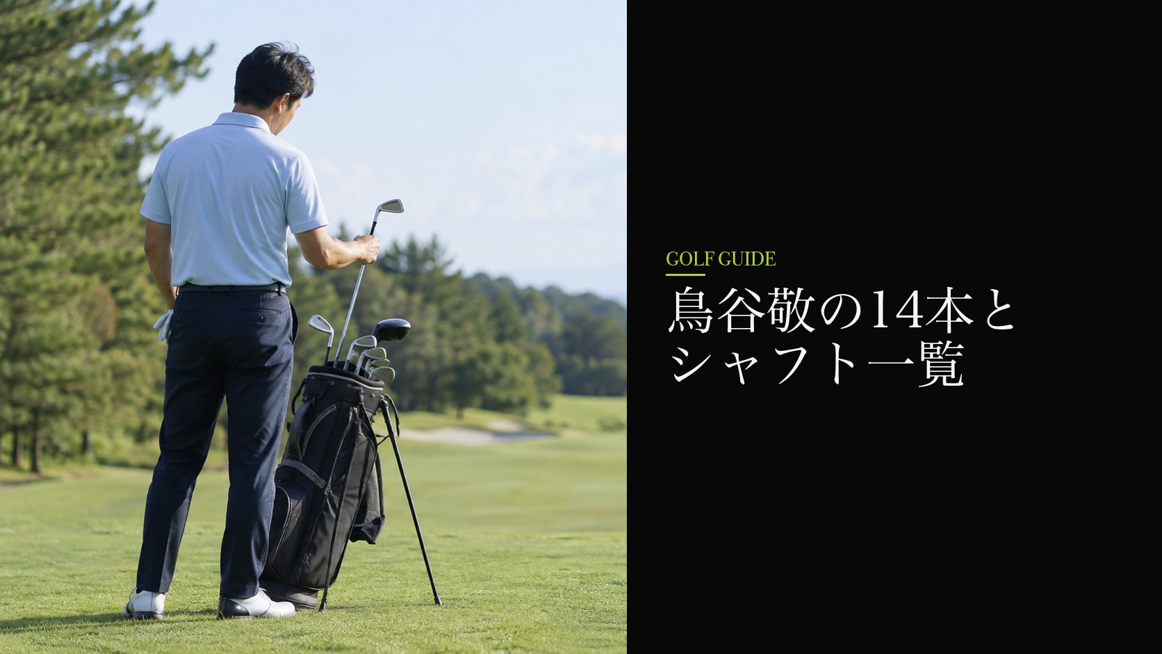 鳥谷敬の14本とシャフト一覧