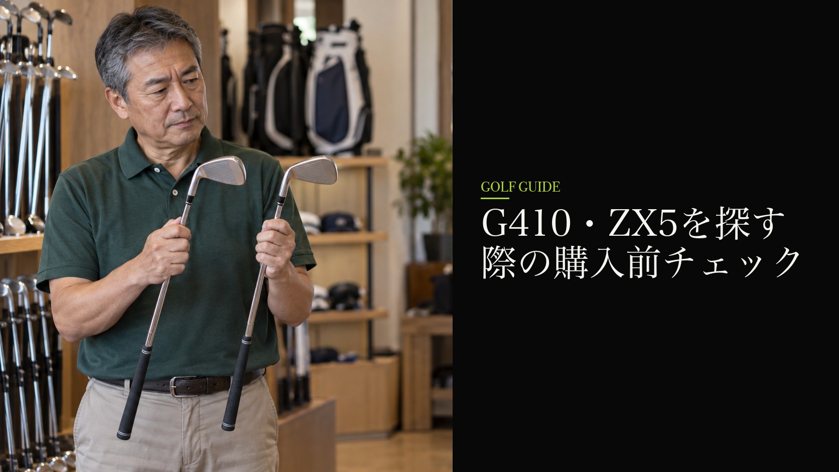 G410・ZX5を探す際の購入前チェック