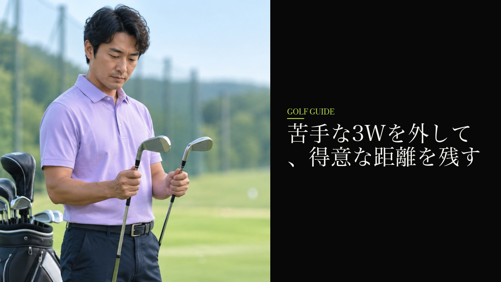 苦手な3Wを外して、得意な距離を残す