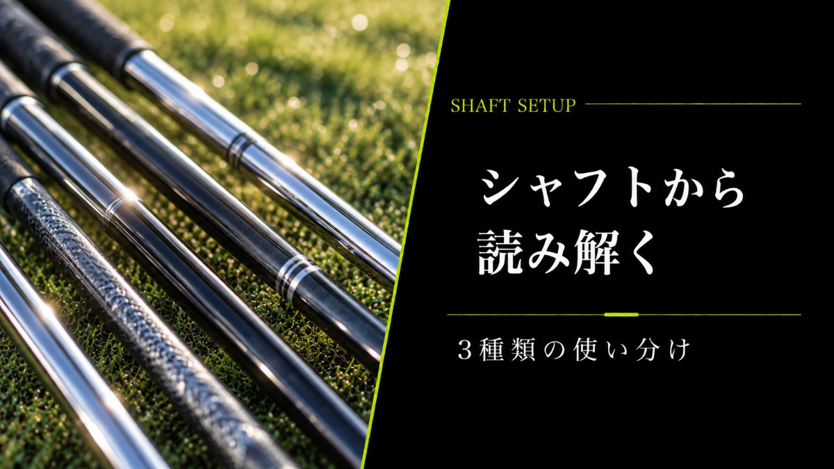 シャフトから読み解くセッティング
